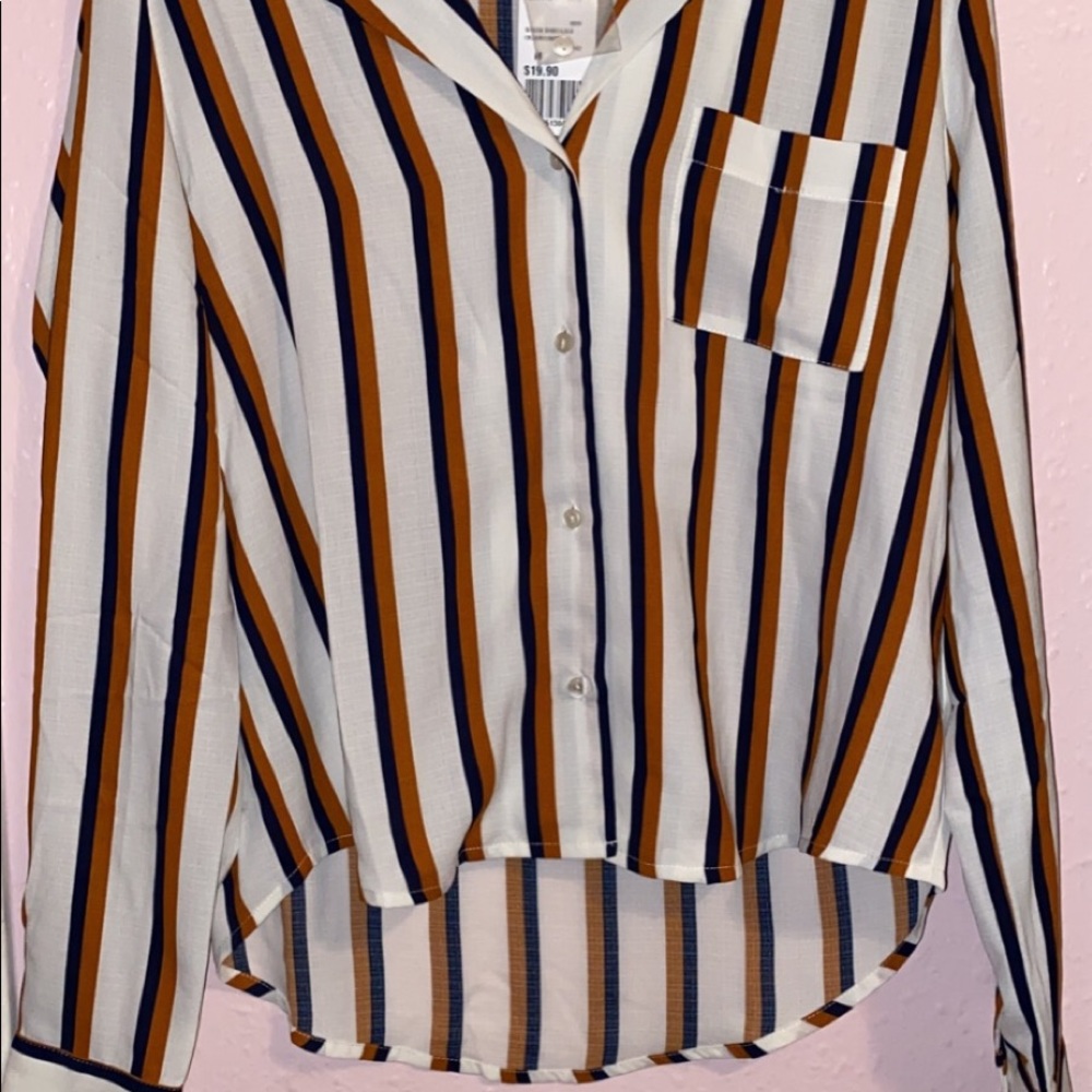 Strip Button up